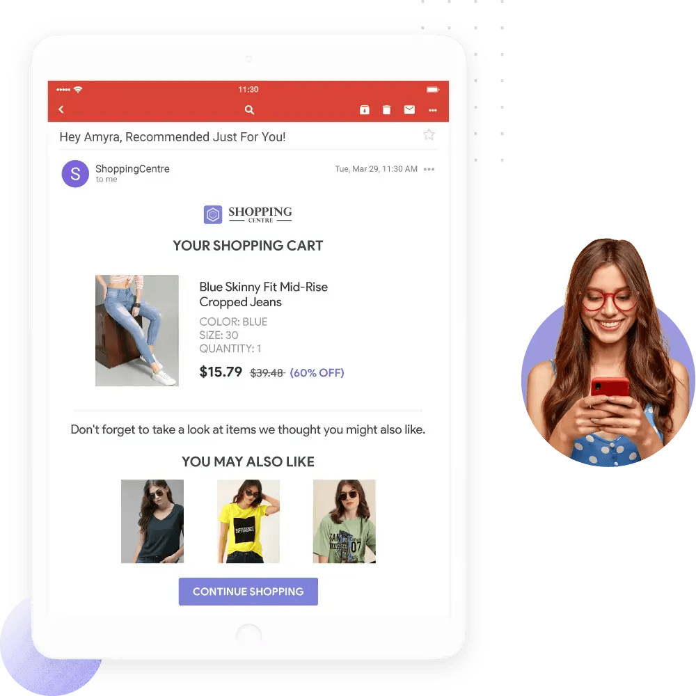 Email recommendations
