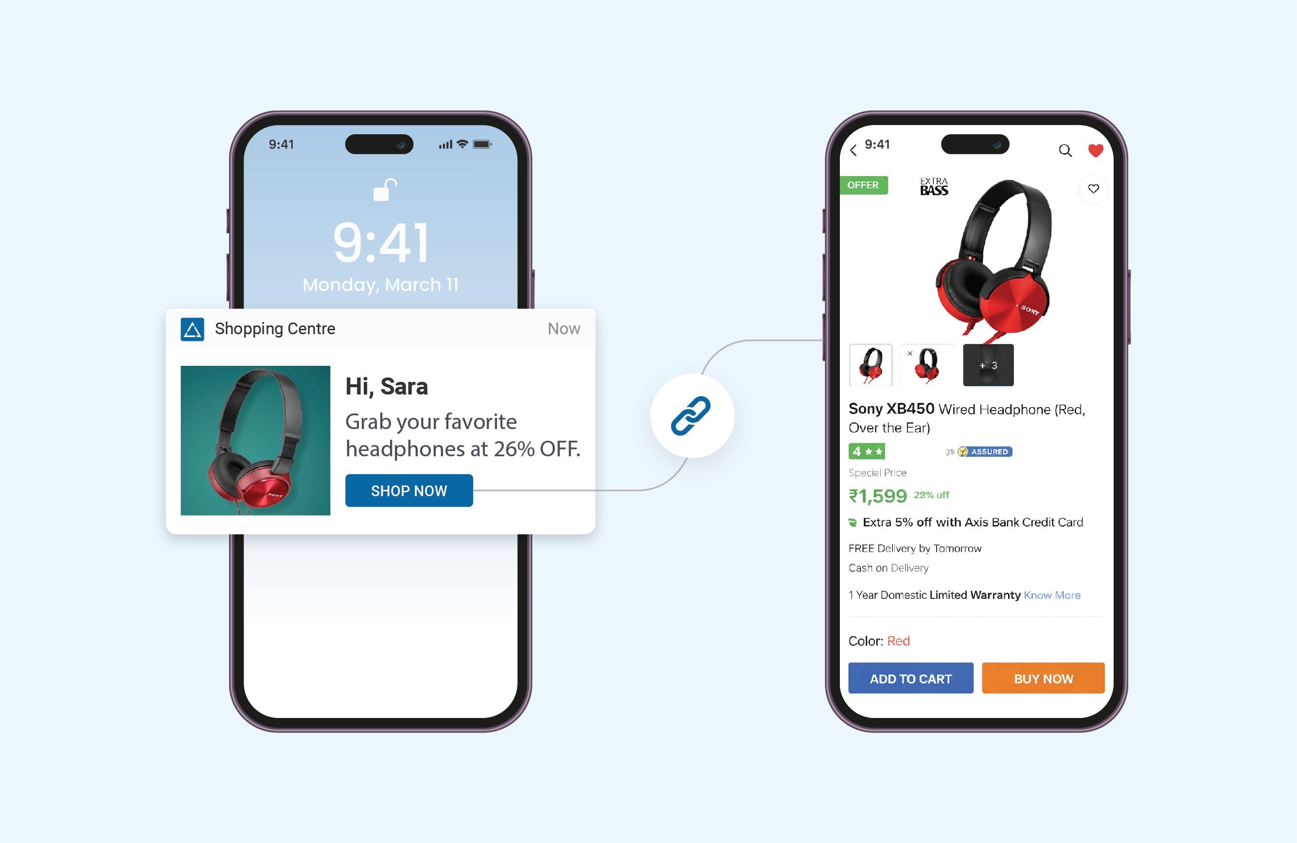Deep linking & action routing