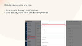 Amazon SES  Built by: NotifyVisitors   