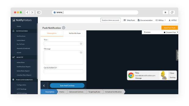 How to send push notifications?