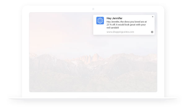 Web push notifications