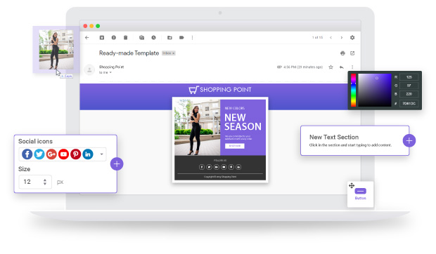 General emails with discounts and offers 