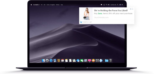 Web push notifications