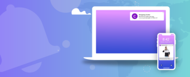 How do e-commerce websites use push notifications to target customers