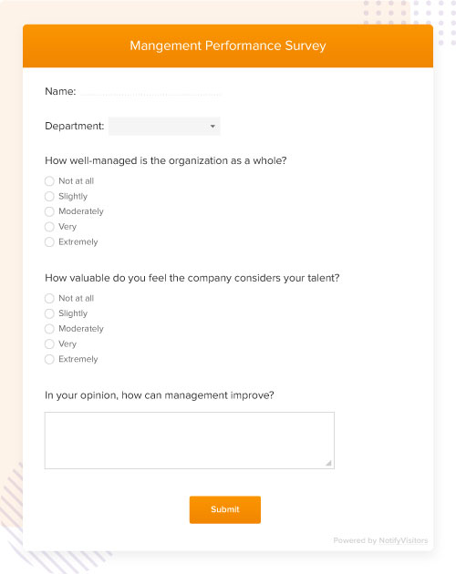 management performance survey