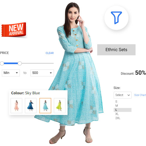 Sort out the products as per their interests