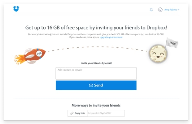 dropbox referral program