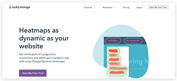 Lucky Orange Heatmap