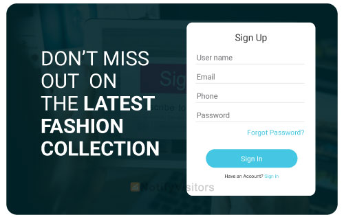 Embedded signup forms 