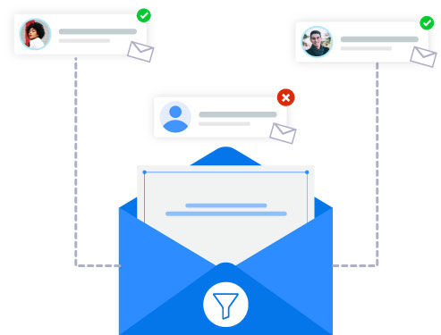 Filter your mailing list