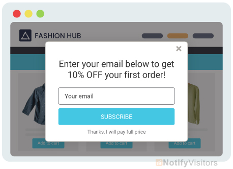 Surprise your visitors with popup forms 