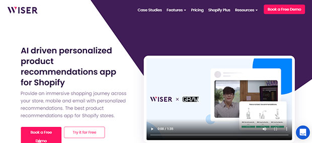 Wiser's Personalized Recommendations App