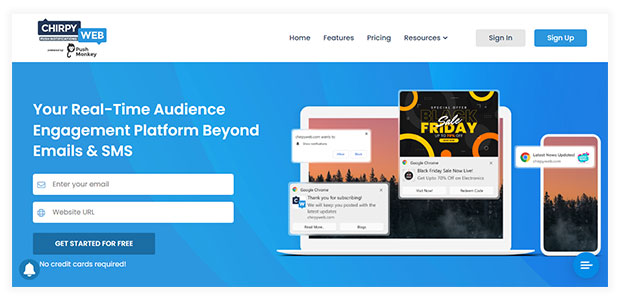 ChirpyWeb Push Notification