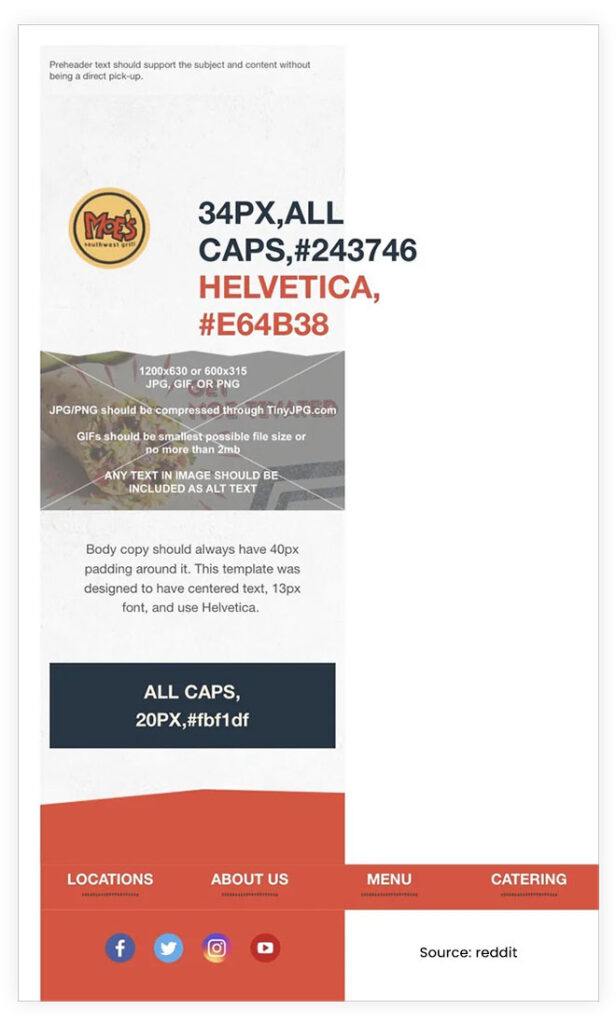 Moe's Southwest Grill: "Just checking in…."