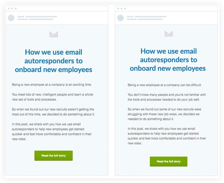 Test-different-messaging