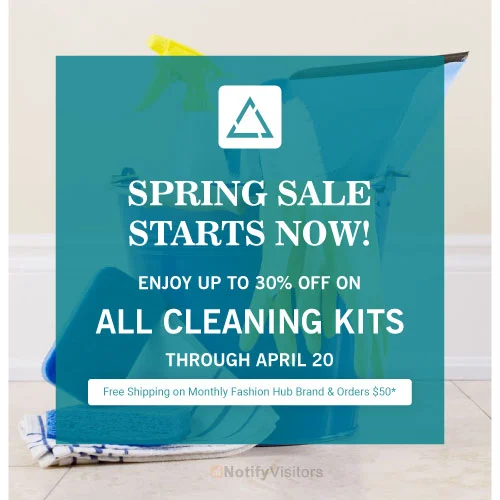 Free Shipping on All Spring Cleaning Supplies