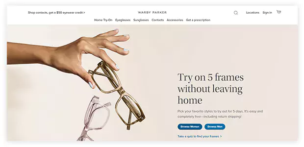 Retail: Warby Parker, Bonobos, Nike