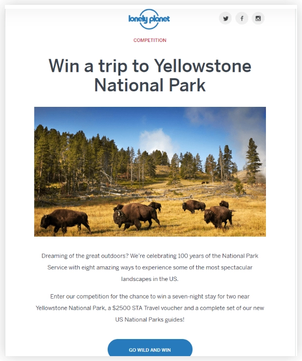 Competition-giveaway-email- Giveaway email examples