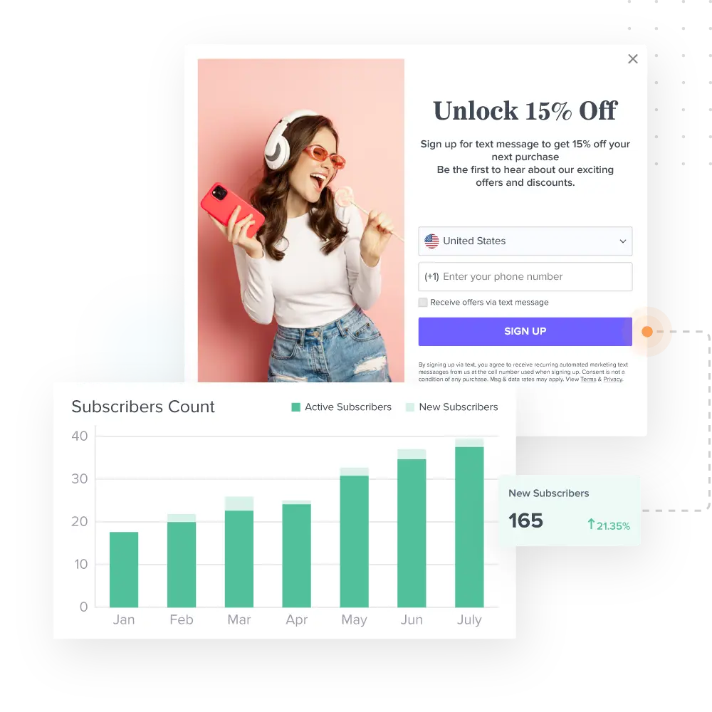  Build up your SMS subscribers
