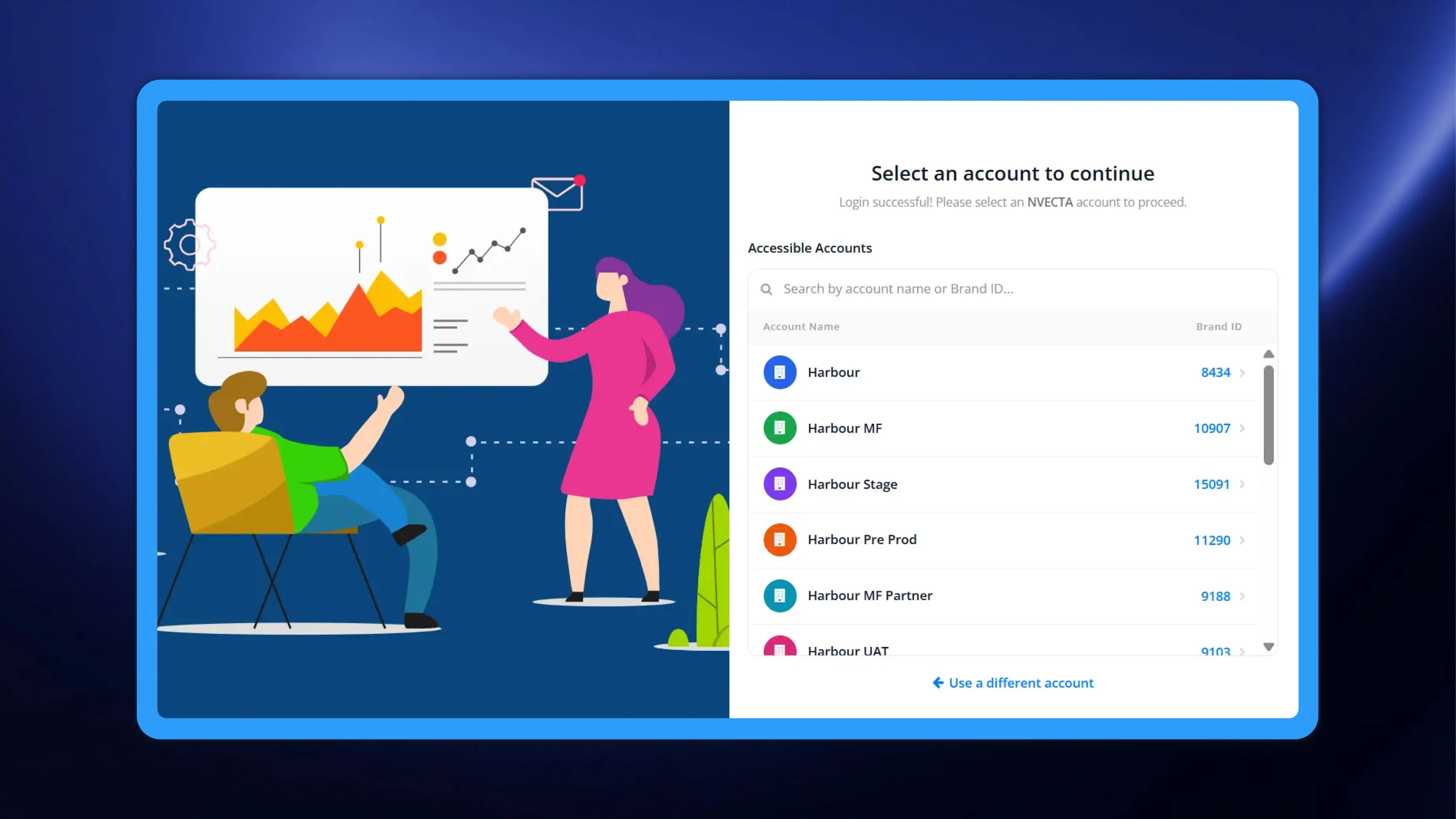 A simpler way to log in to NVECTA