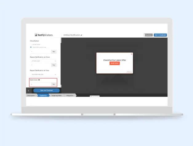 Auto-Close Feature In Web Banners