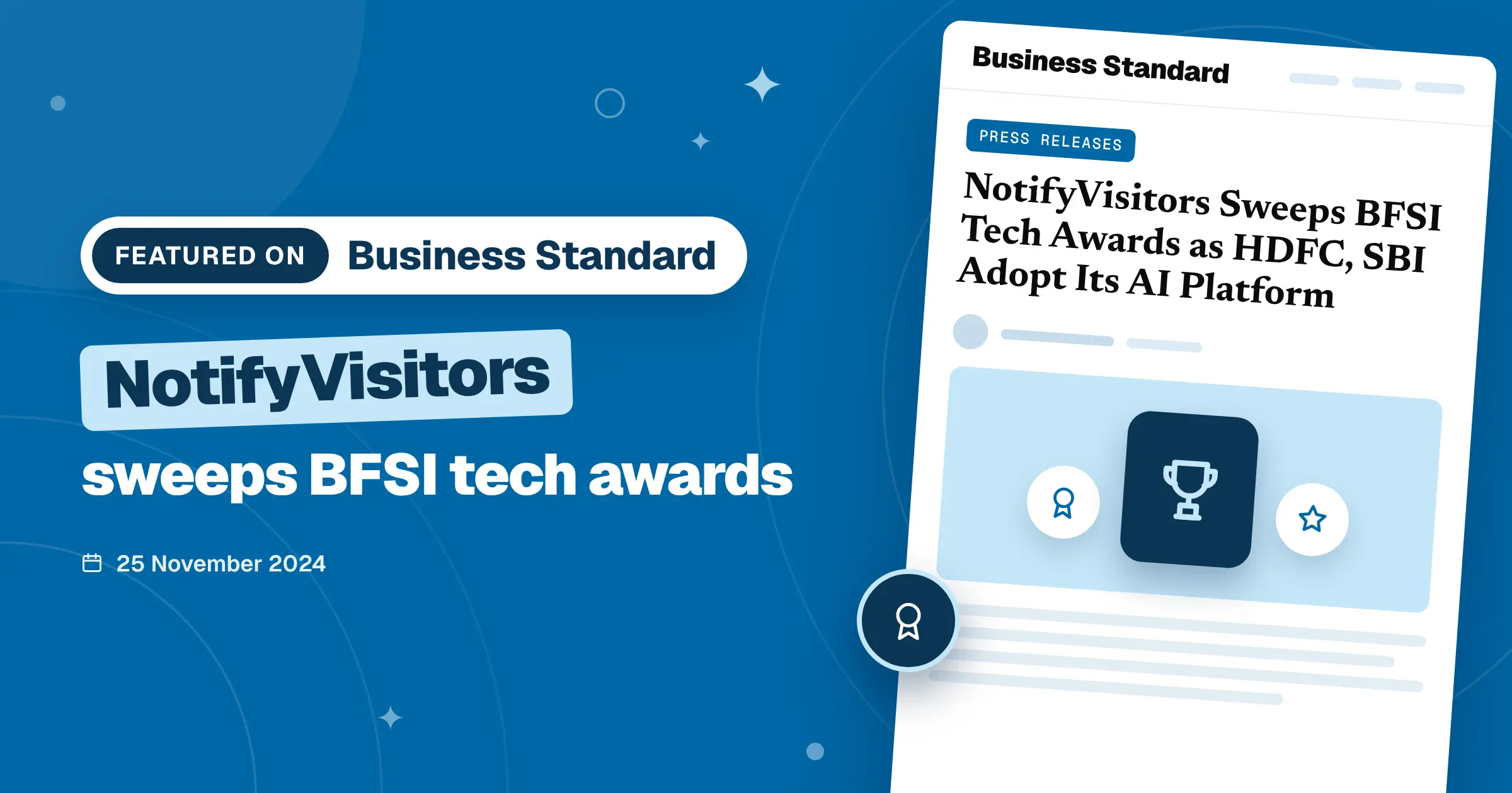NVECTA Sweeps BFSI Tech Awards as HDFC, SBI Adopt Its AI Platform