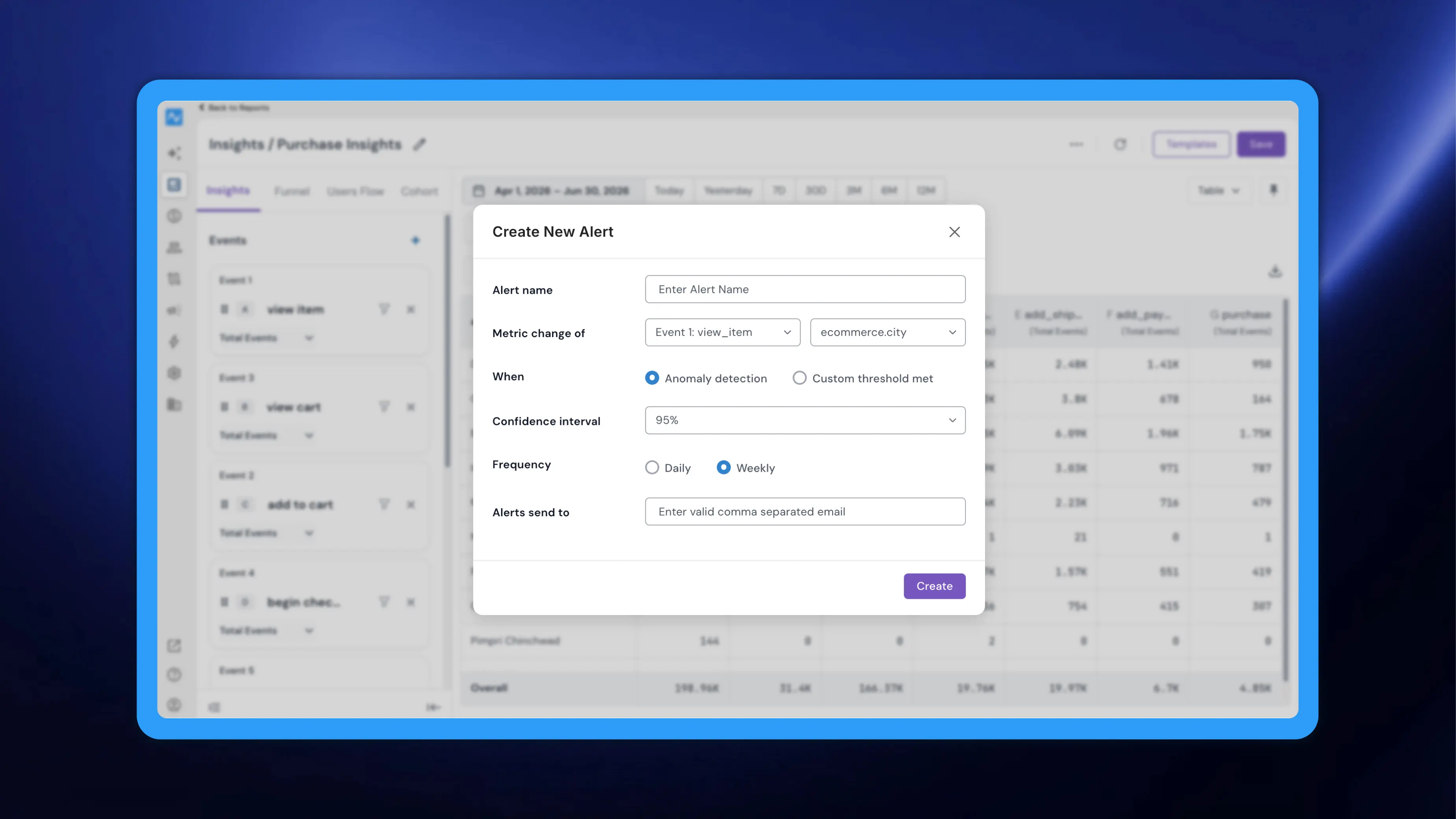 Alerts in Insights: get notified about real anomalies, not routine dips