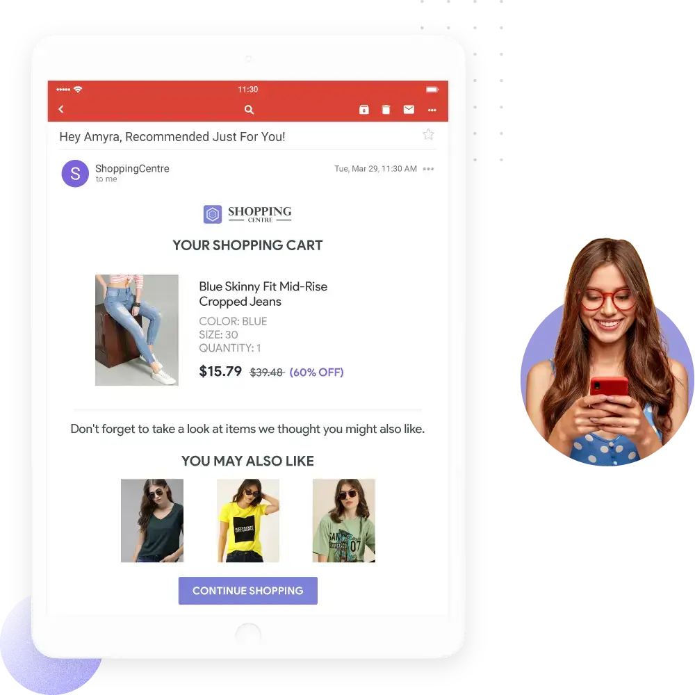 Email recommendations