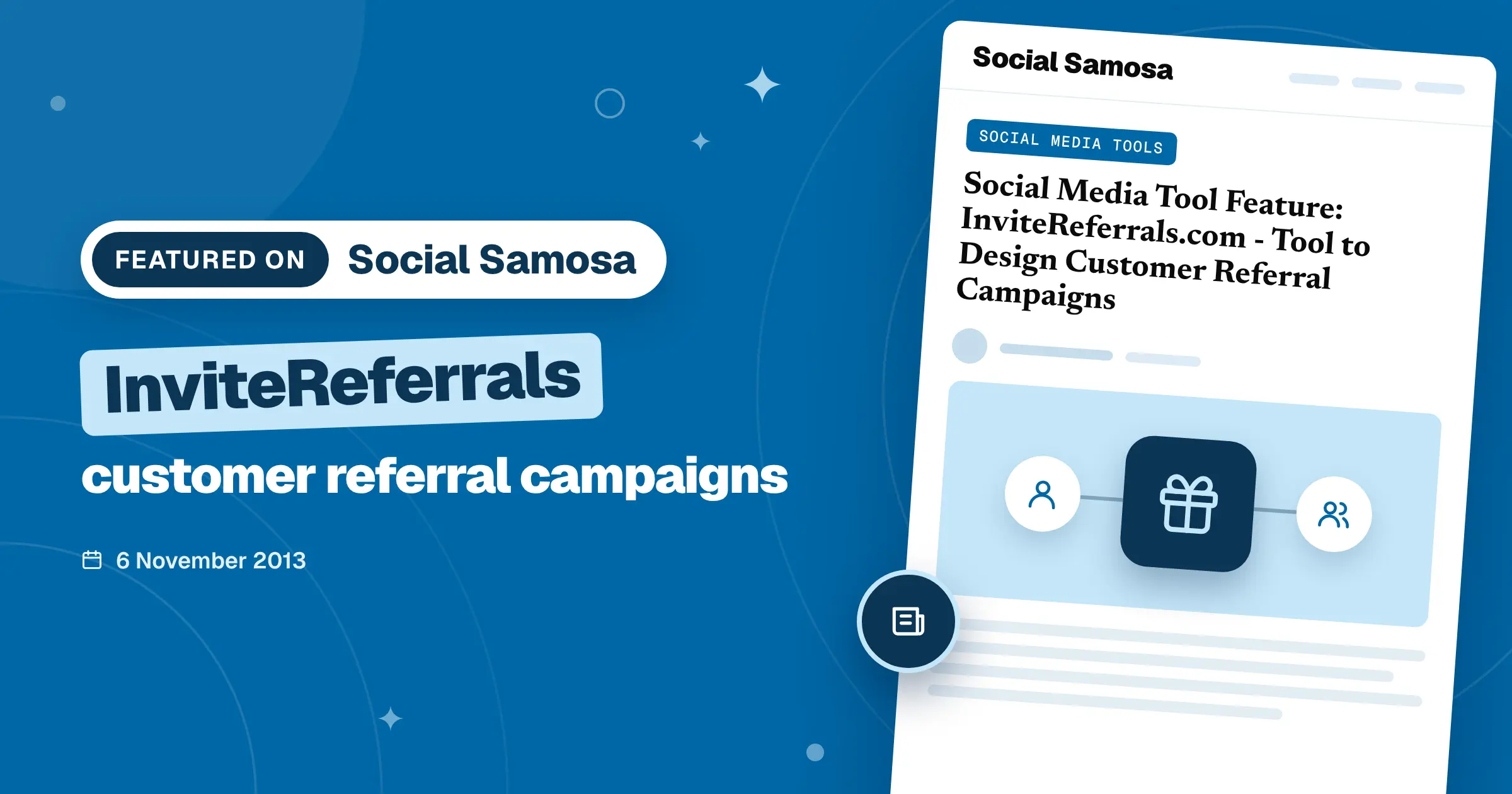Social Media Tool Feature: NVECTA(InviteReferrals.com)-Tool to Design Customer Referral Campaigns