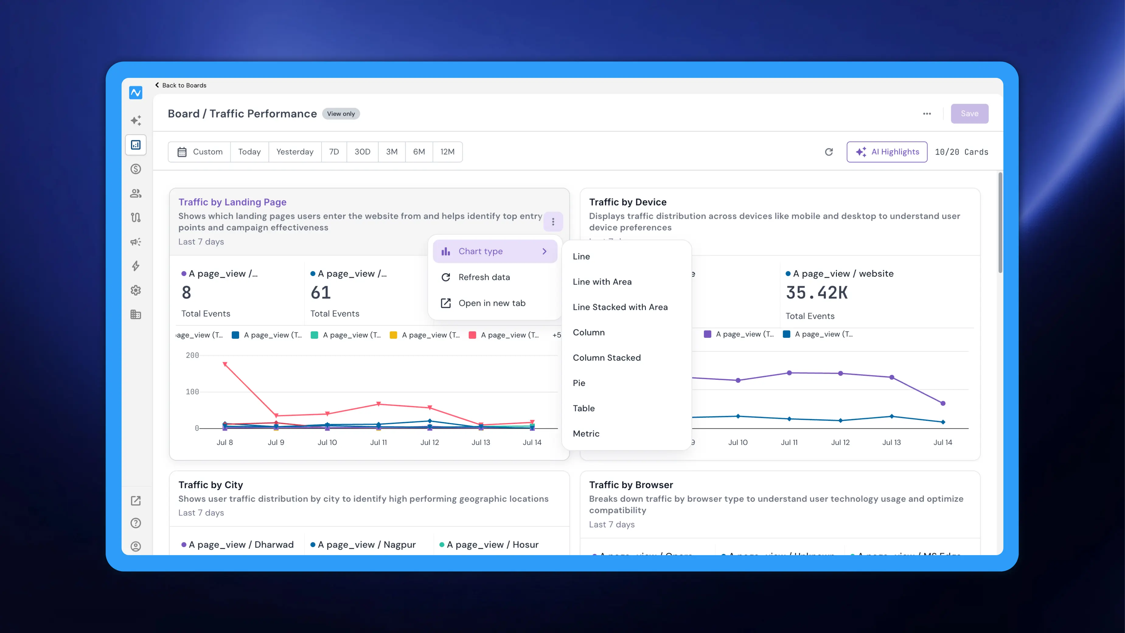 Boards, refreshed to match Insights