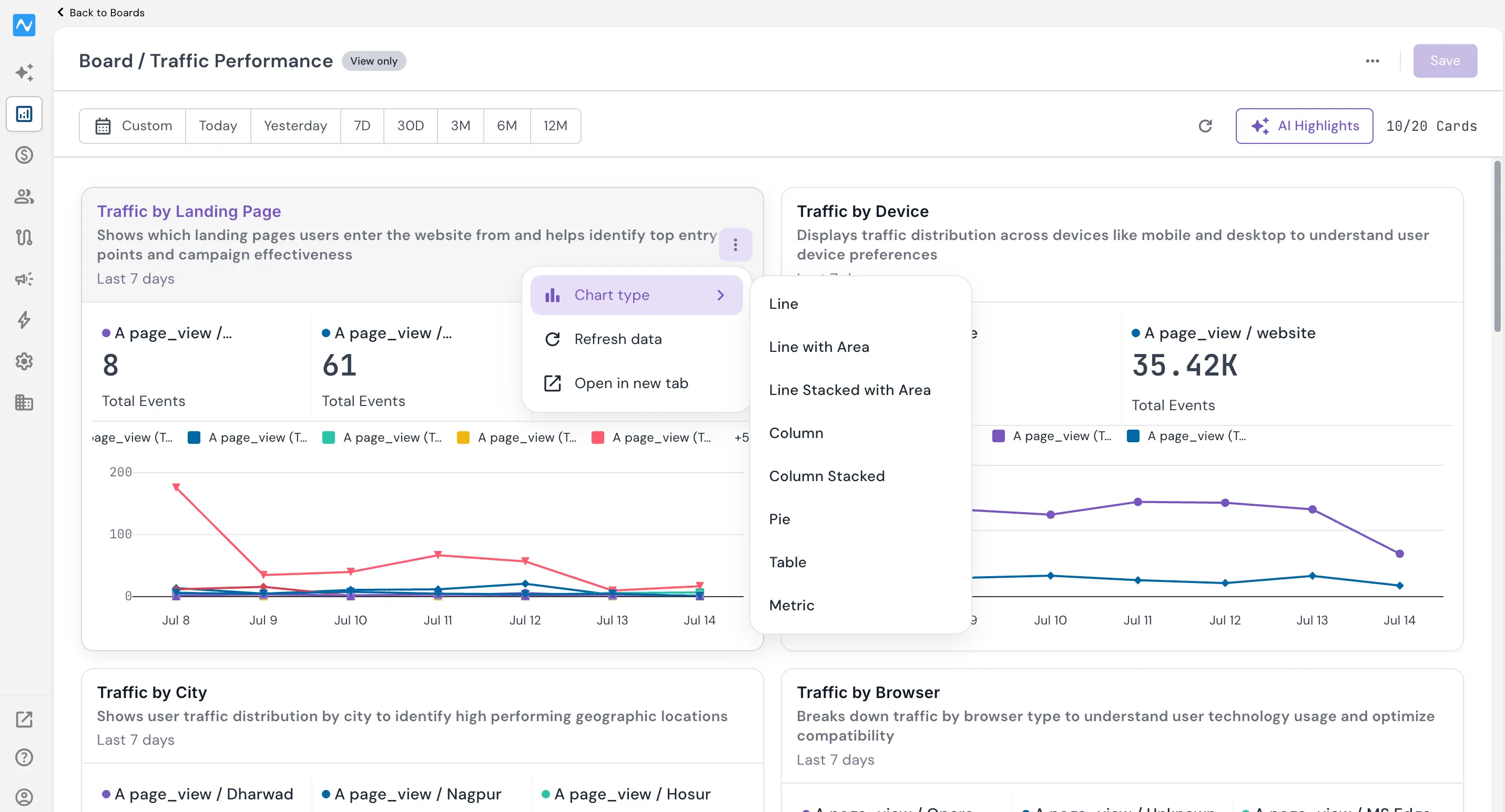 Boards, refreshed to match Insights