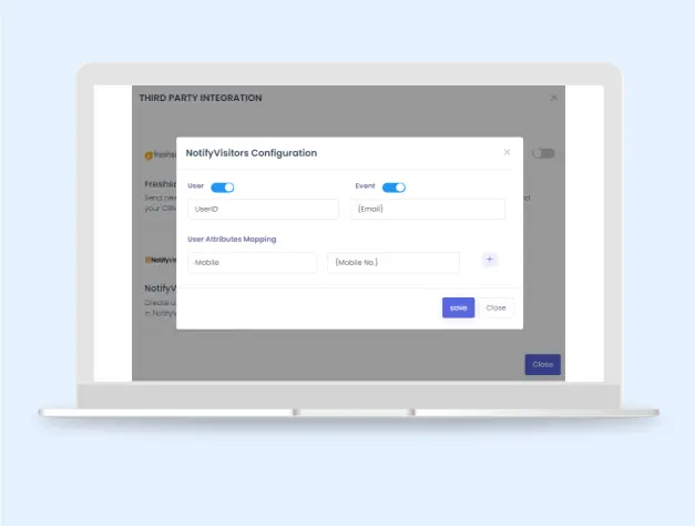 NotifyVisitors Integration In Lead Form