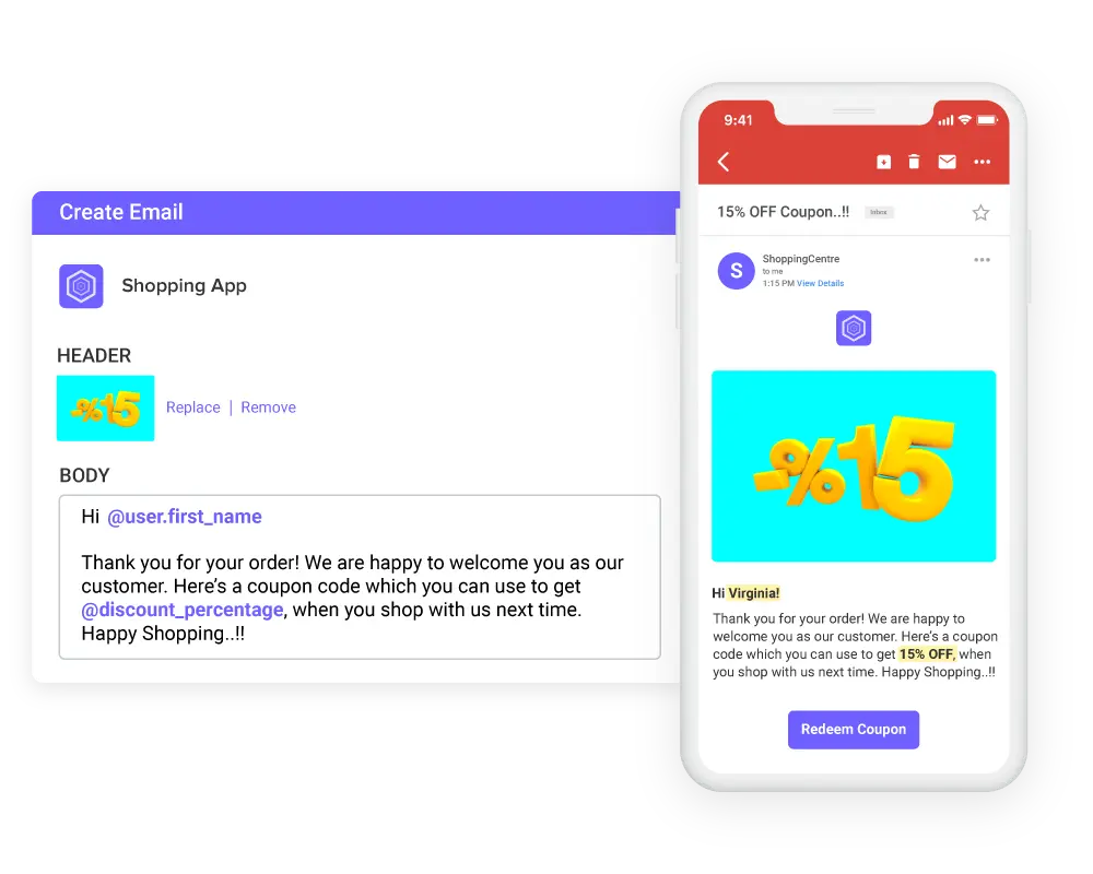 Send personalized, automated email campaigns