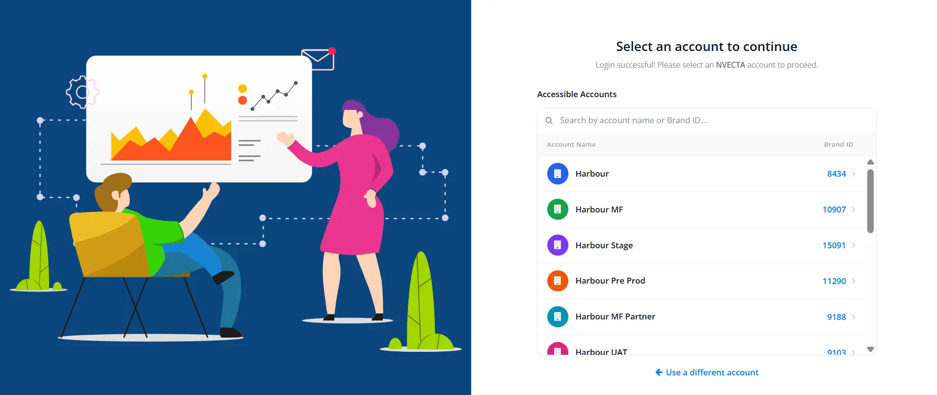 A simpler way to log in to NVECTA